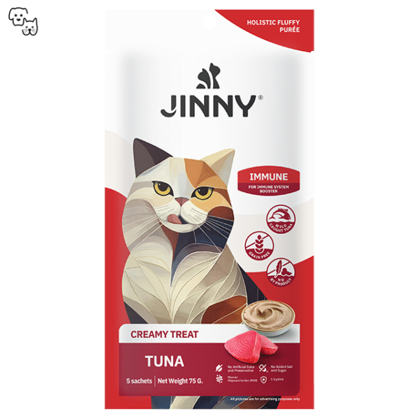 Jinny Cat Creamy Treats- Tuna (15gx5)
