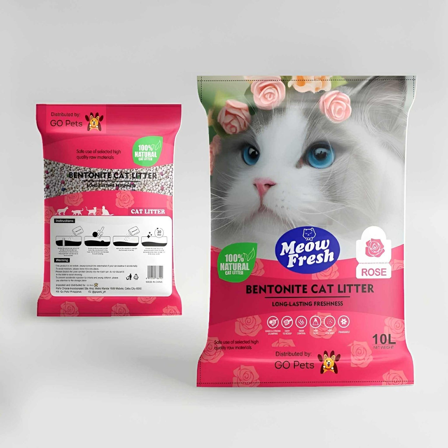Meow Fresh Benitonite Cat Litter Sand 10L