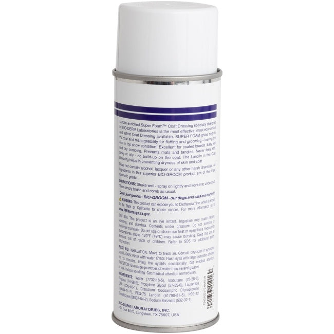 Bio-Groom Super Foam Coat Dressing 16oz