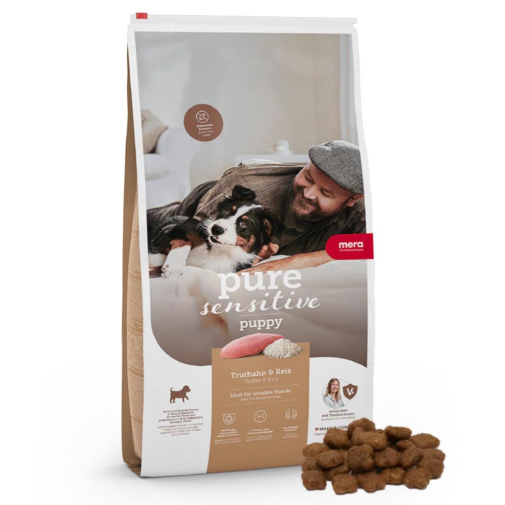 MERA Pure Sensitive Turkey & Rice Puppy