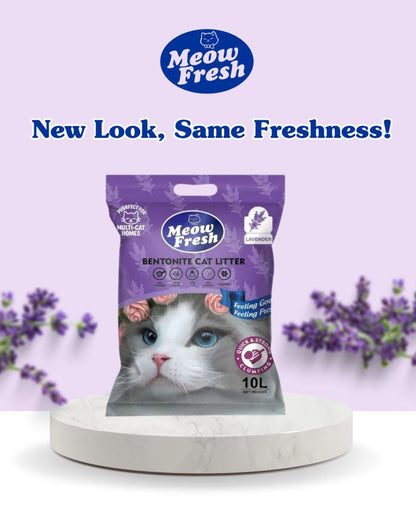 Meow Fresh Benitonite Cat Litter Sand 10L