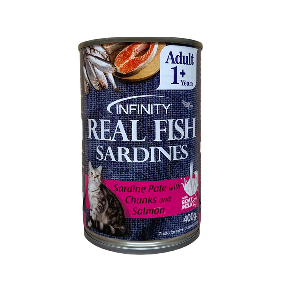 Infinity Real Fish Sardines Salmon 400g