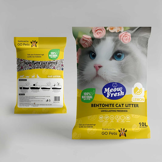 Meow Fresh Benitonite Cat Litter Sand 10L