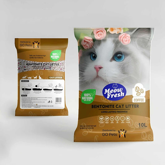 Meow Fresh Benitonite Cat Litter Sand 10L