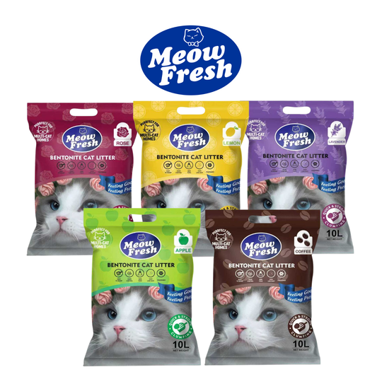 Meow Fresh Benitonite Cat Litter Sand 10L