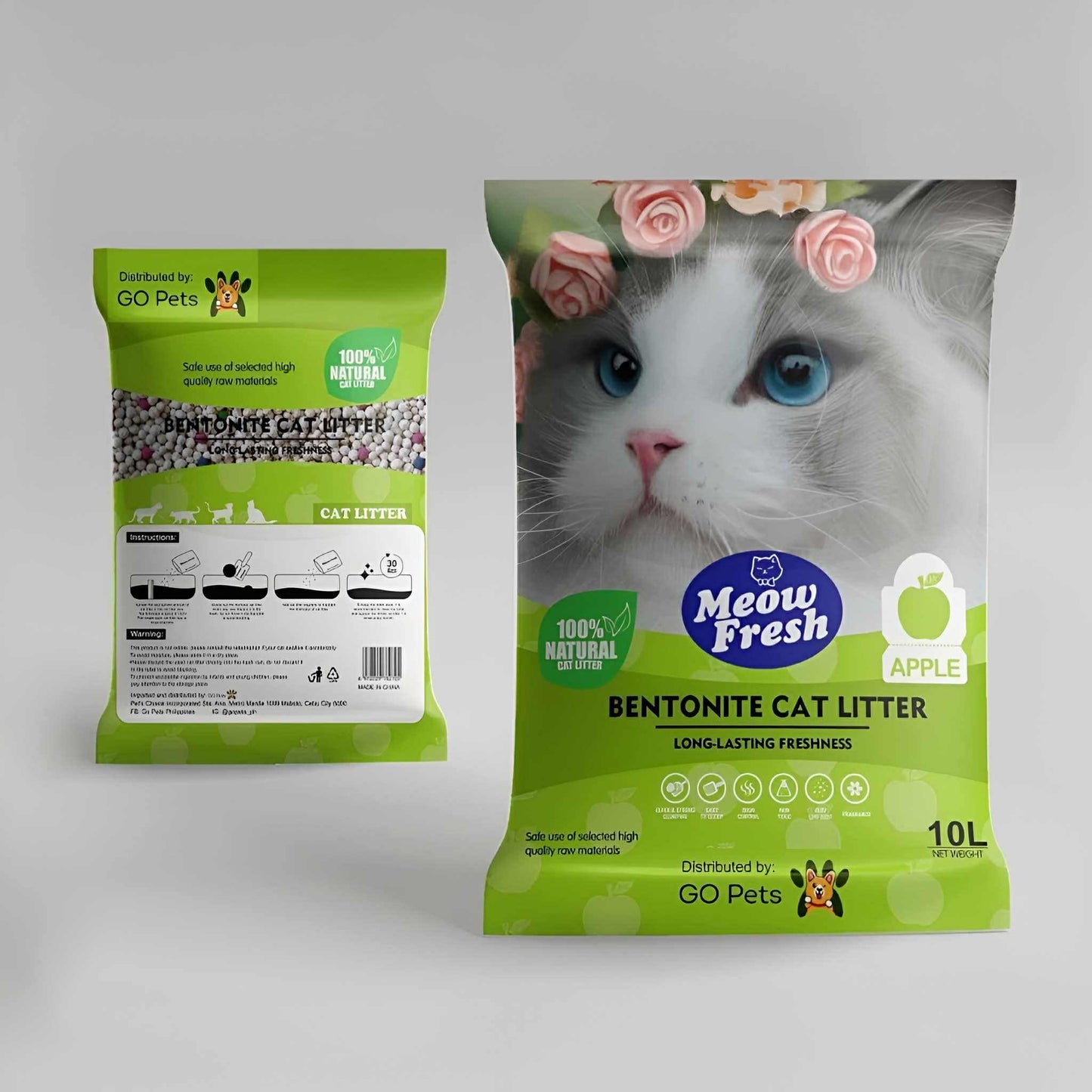 Meow Fresh Benitonite Cat Litter Sand 10L