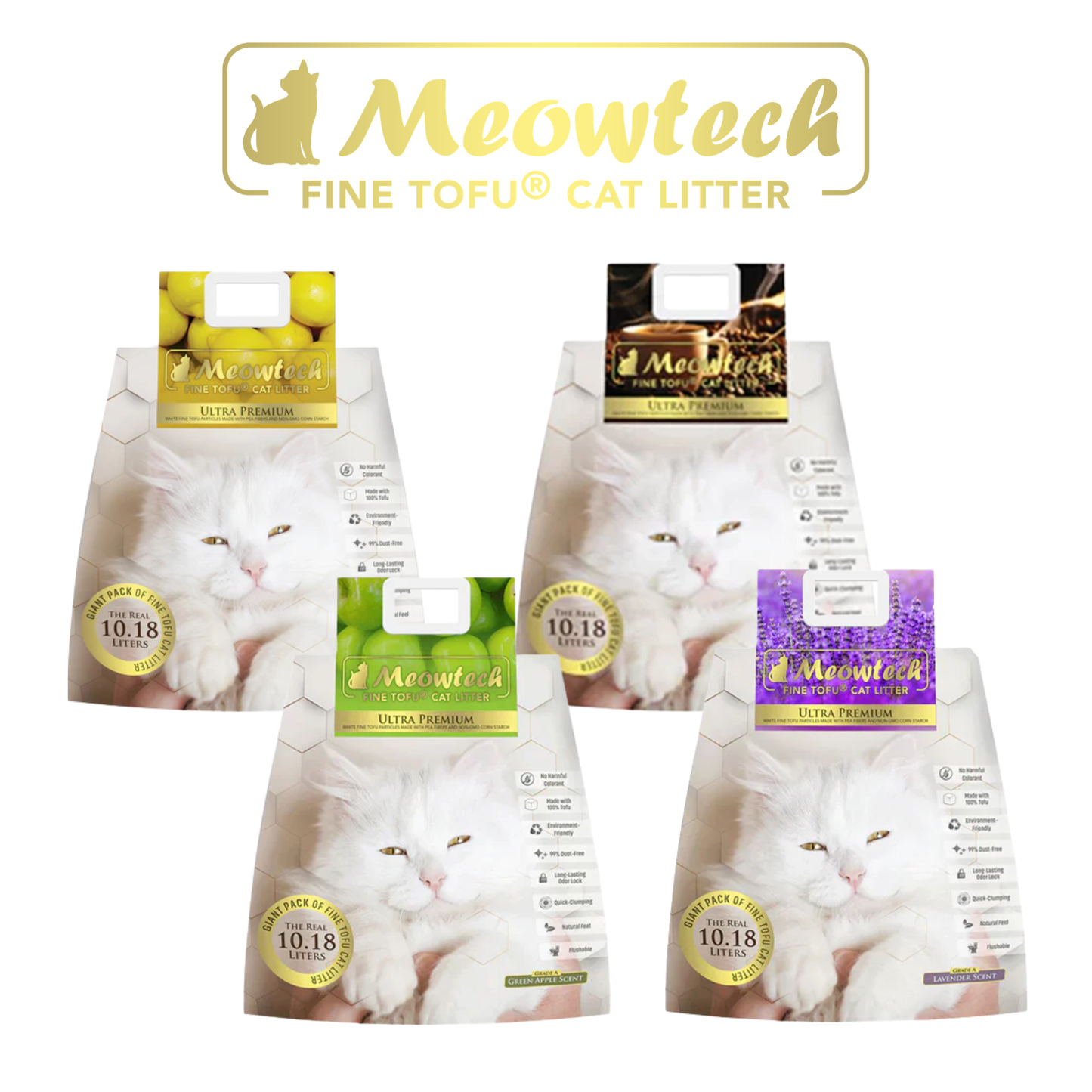 Meowtech Tofu Cat Litter 10.18L
