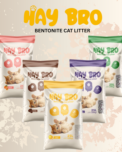 Hay Bro Bentonite Cat Litter 25L