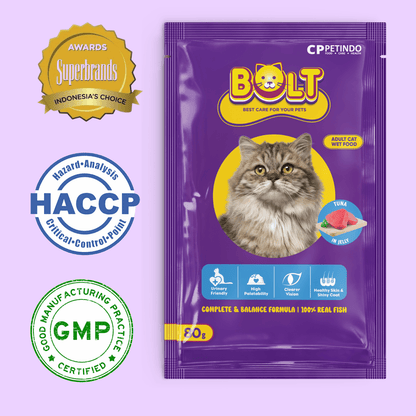 Bolt Cat Adult Wet Pouch 80g