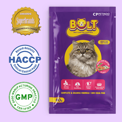 Bolt Cat Adult Wet Pouch 80g