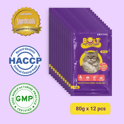 Bolt Cat Adult Wet Pouch 80g