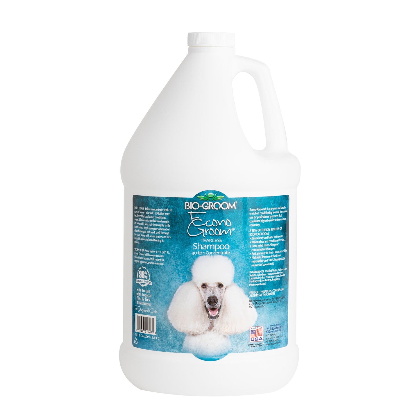 Bio-Groom Econo-groom Tear-Free Concentrated Dog Shampoo