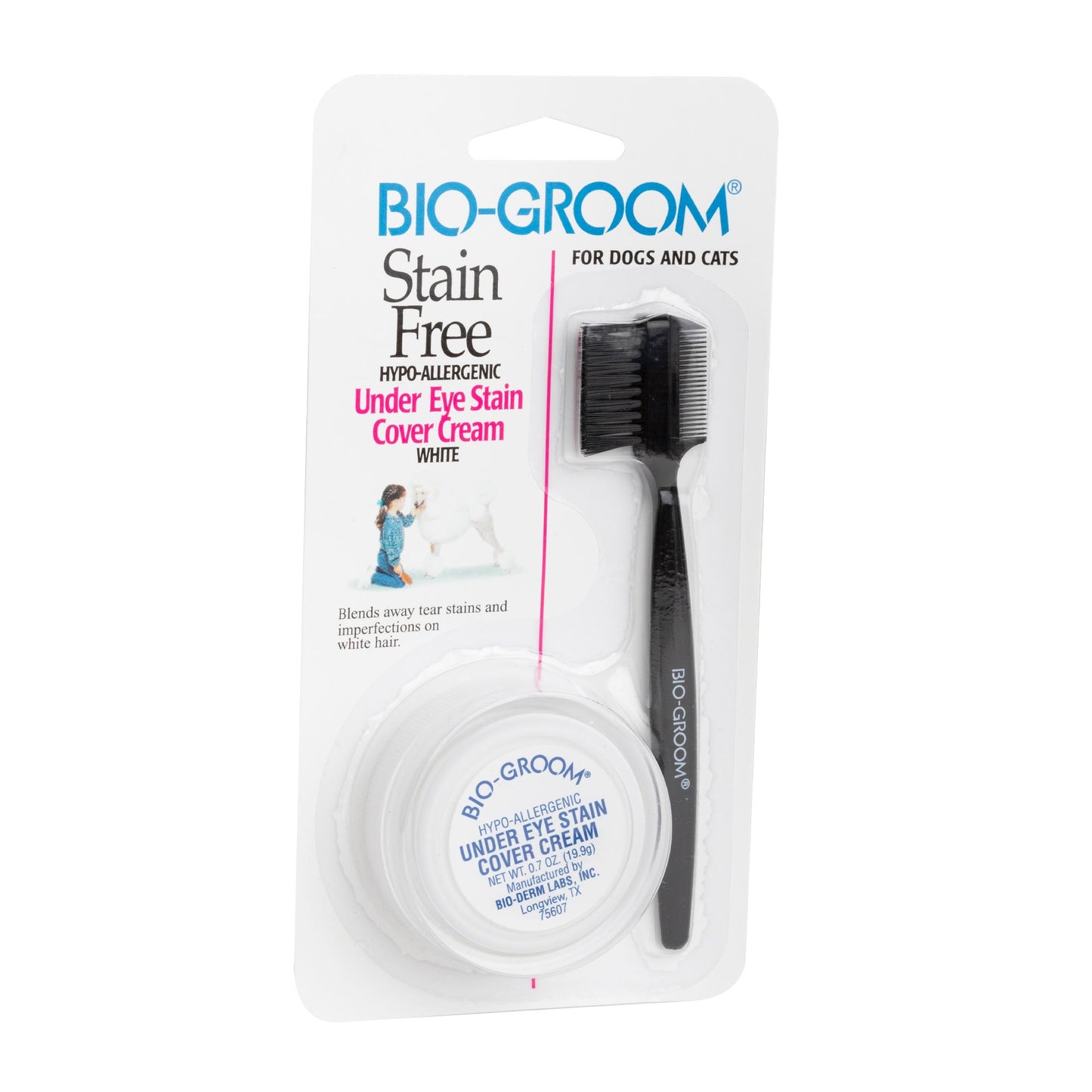 Bio-Groom Stain-Free Hypoallergenic Under-Eye Cover Cream