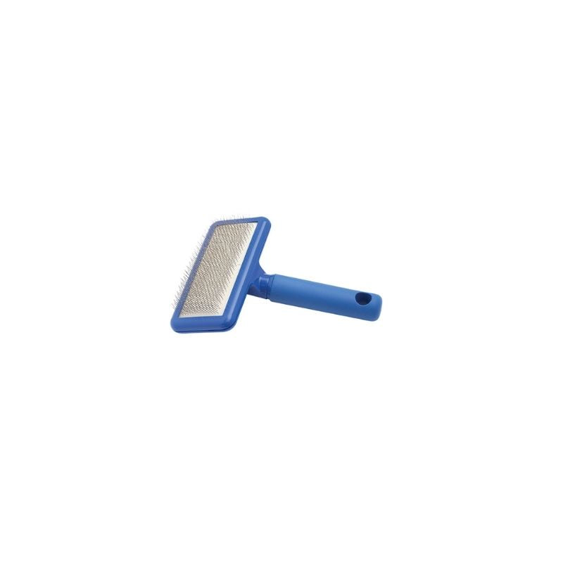 Plush Puppy Blue Large Long Pin Slicker Brush