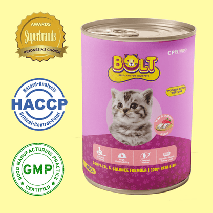 Bolt Mother & Kitten Wet Canned Food 400g