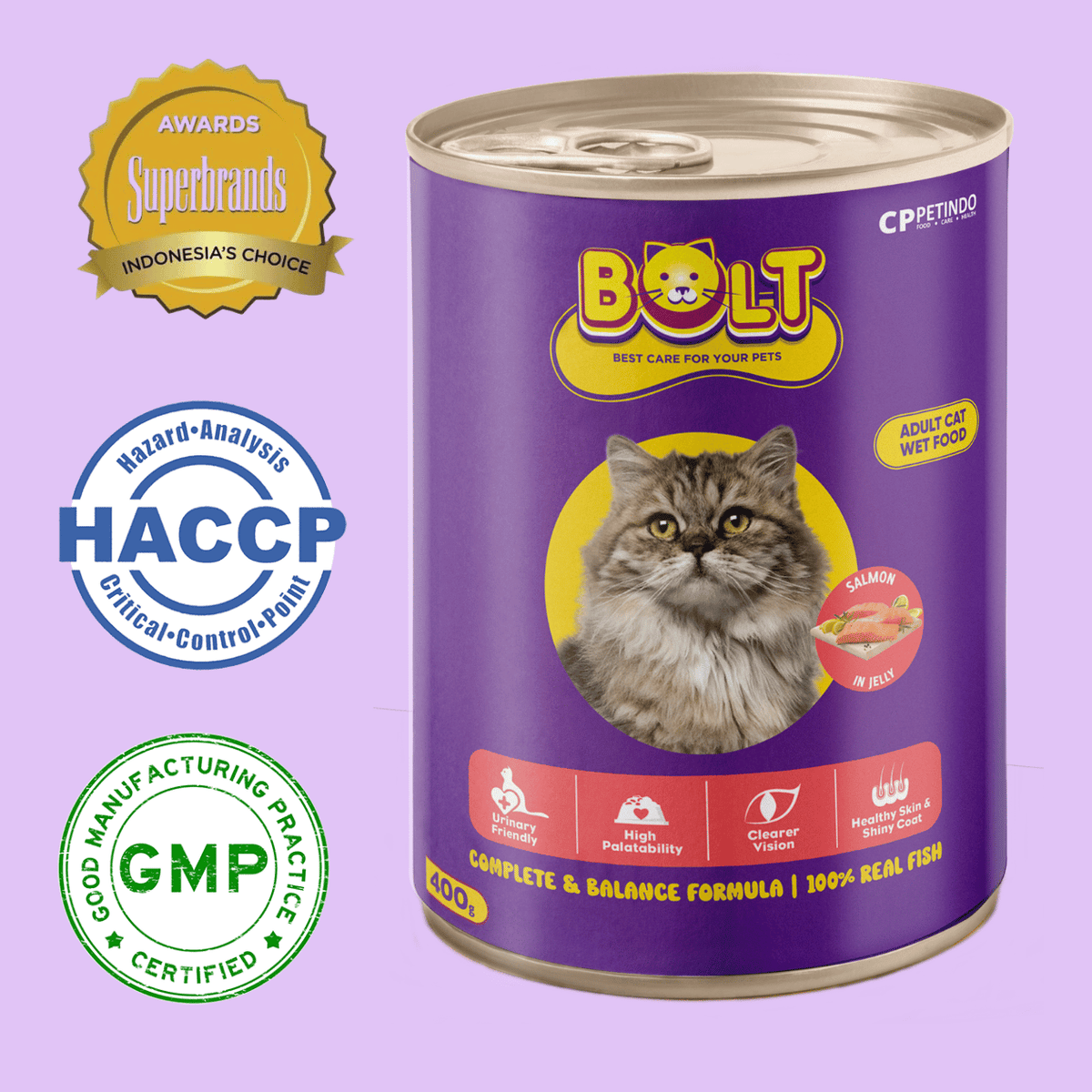 Bolt Cat Adult Wet Canned Food 400g