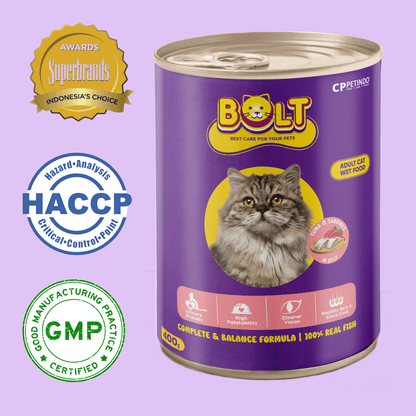 Bolt Cat Adult Wet Canned Food 400g