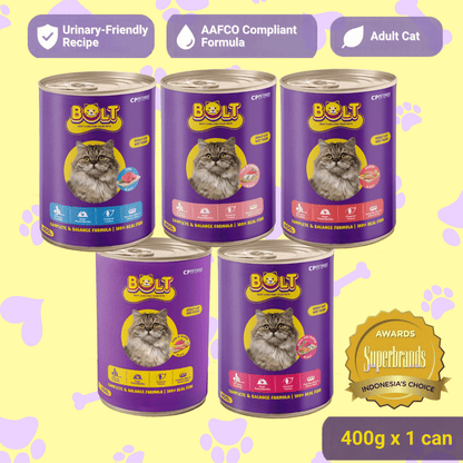 Bolt Cat Adult Wet Canned Food 400g