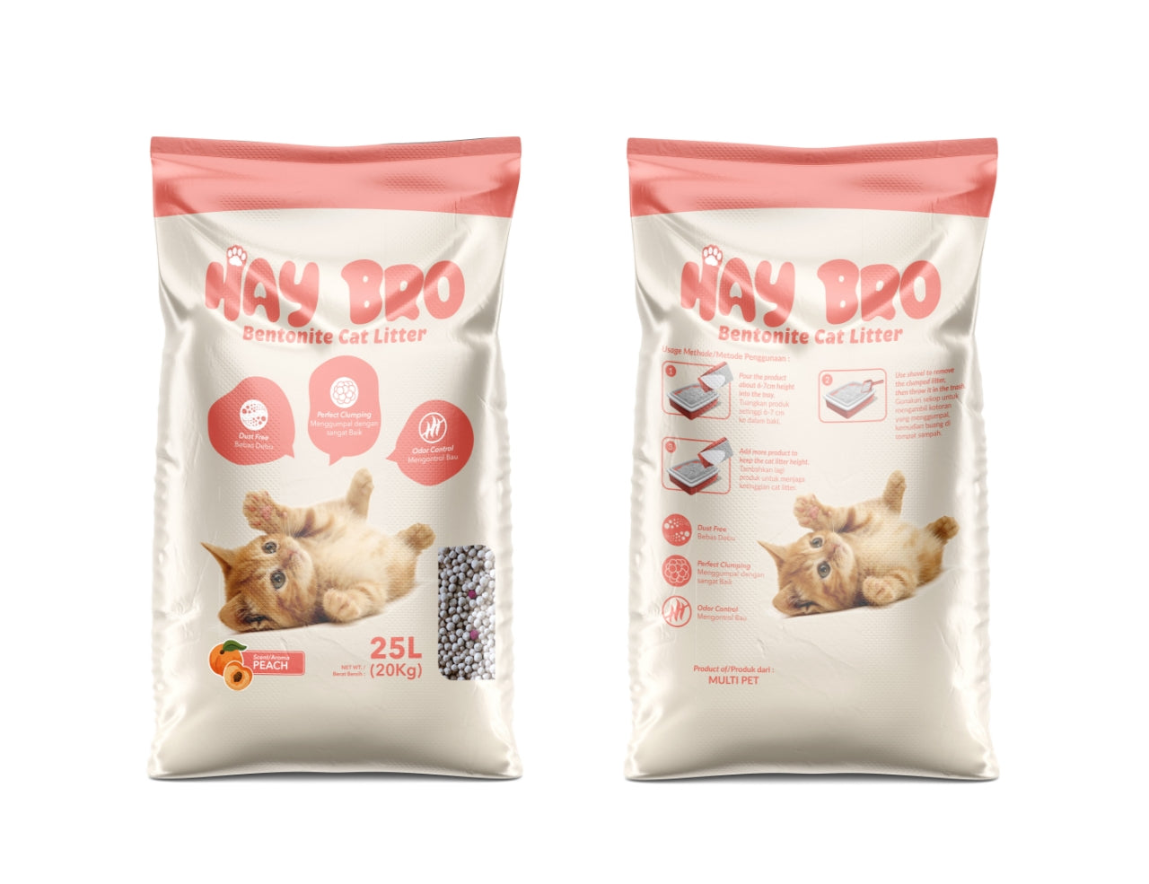 Hay Bro Bentonite Cat Litter 25L