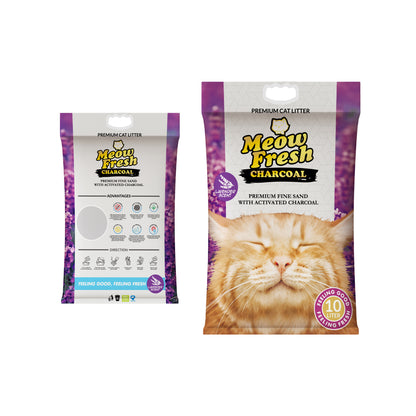 Meow Fresh Charcoal Cat Litter 10L
