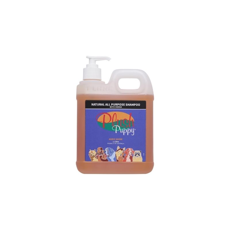 Plush Puppy Natural All Purpose Shampoo with Henna