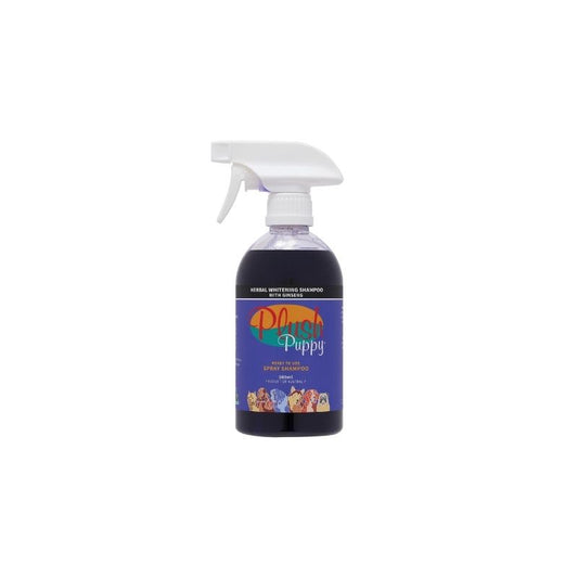 Plush Puppy Herbal Whitening Shampoo with Ginseng Spray-On