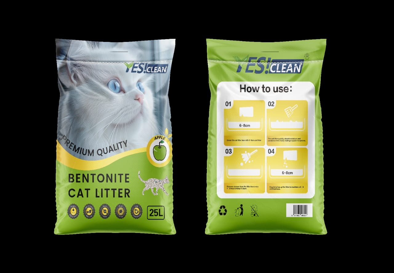 Yes Clean Bentonite Cat Litter 25L