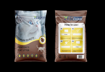 Yes Clean Bentonite Cat Litter 25L
