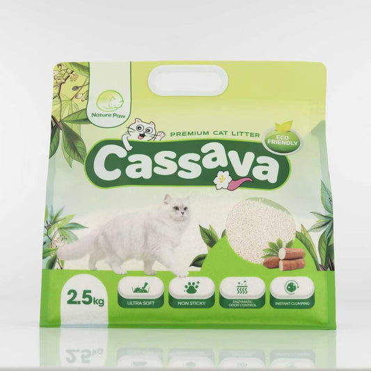Nature Paw Premium Cassava Cat Litter