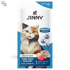 Jinny Cat Creamy Treats- Tuna with Scallop (15gx5)