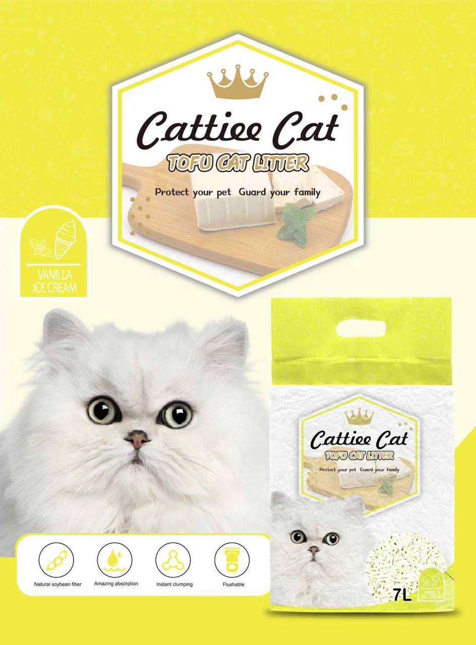 Cattie Cat Tofu Cat Litter 7L