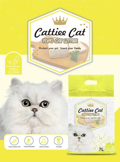 Cattie Cat Tofu Cat Litter 7L